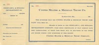 United States and Mexican Trust - Unissued - Stock Certificate